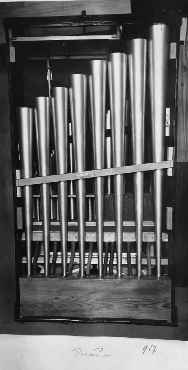 Detail Imitationsharmonium, Posaune